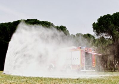 Firetruck with ISK fire survival kit