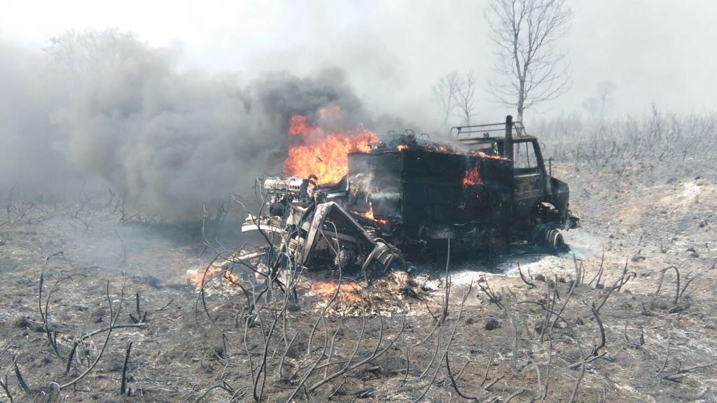 Autoprotección para vehículos y bomberos en atrapamientos en incendios forestales