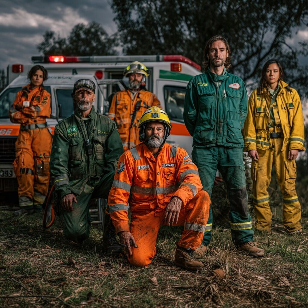Basic first aid in a wildfire