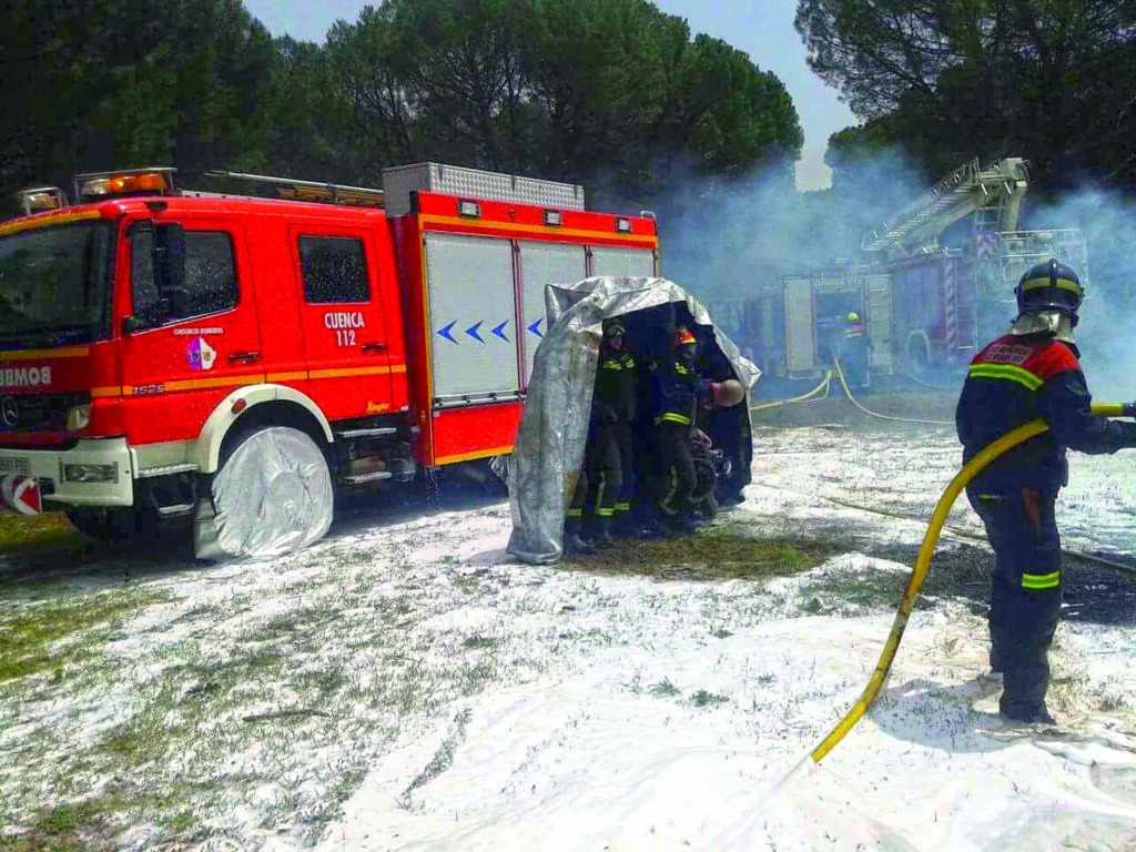 Fire protection for firefighters