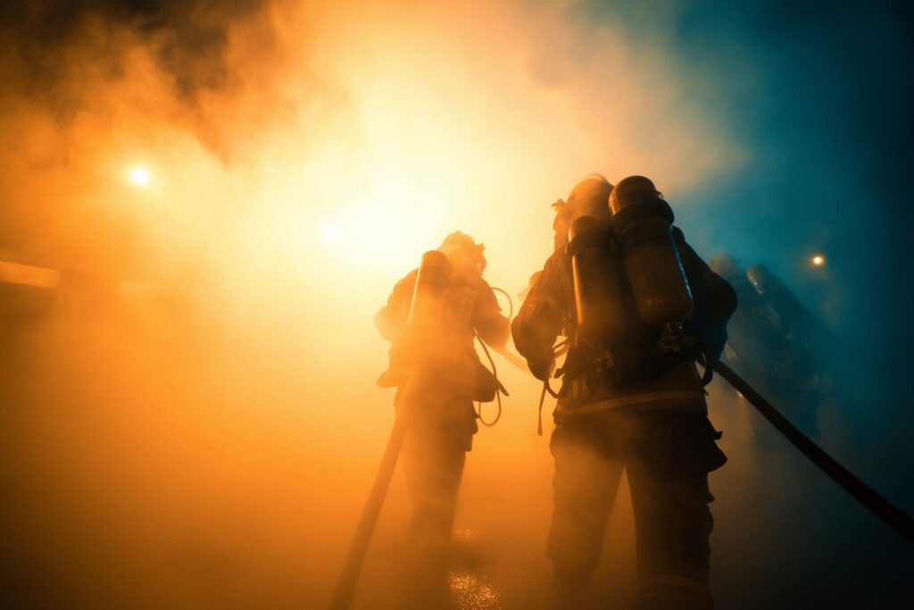 What is “invisible fire” and how is it fought?